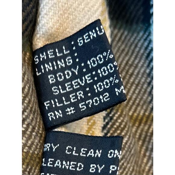 NWOT Mirage Men’s XXL Brushed Thick Creamy Tan Leather Field Coat, Barn Jacket - Picture 13 of 16